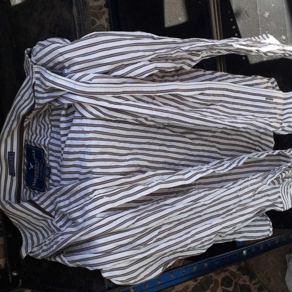Stripped American Eagle men's size large shirt